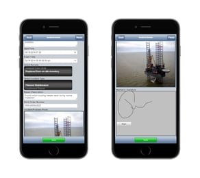 An example of one of Estel Tech best offline mobile apps to inspect oil platforms in the North Sea. An example of one of Estel Tech best offline mobile apps to inspect oil platforms in the North Sea.