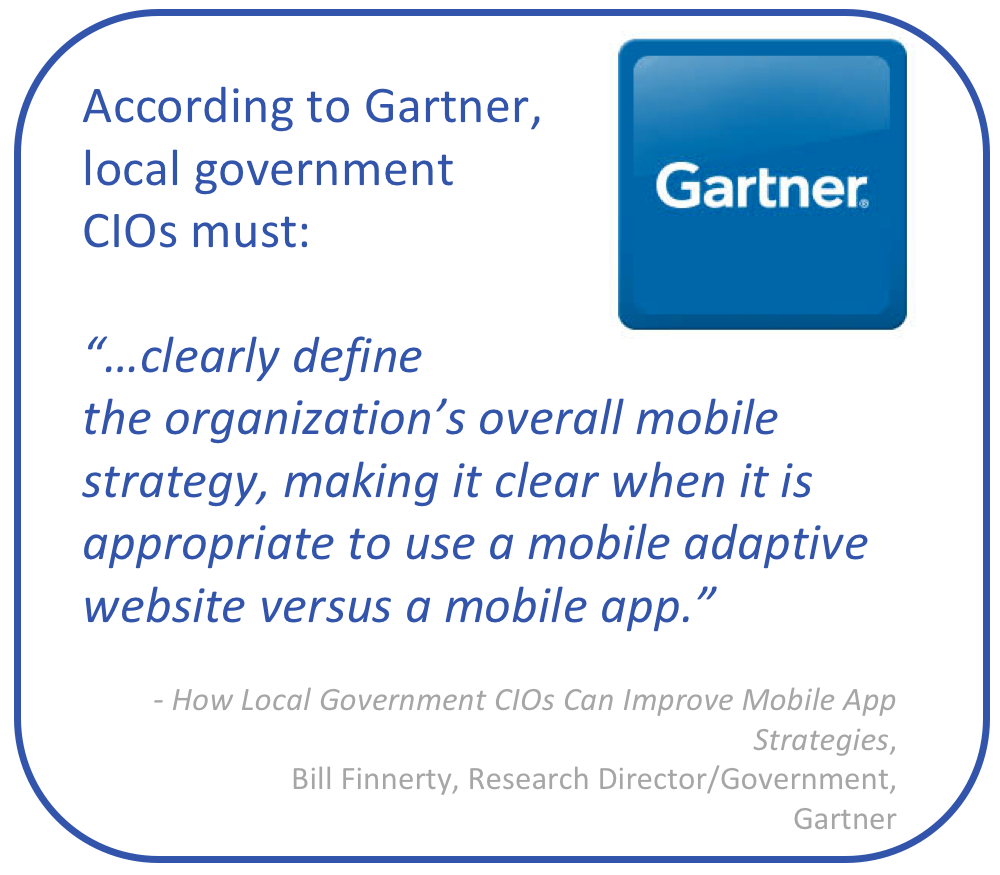 Gartner on government apps Gartner on government apps