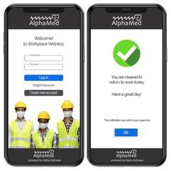 AlphaMED Workplace Wellness App