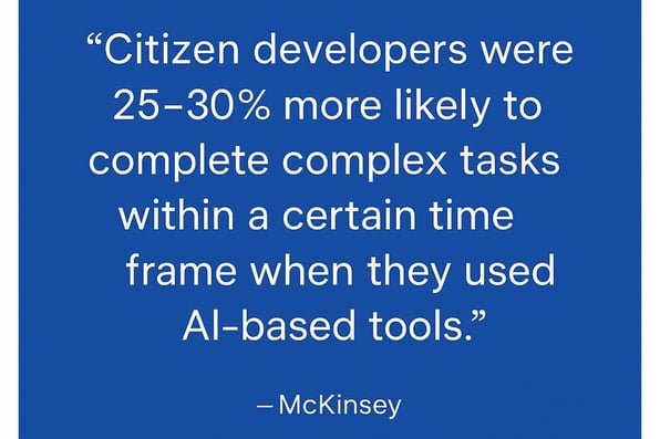 McKinsey Citizen Developers and AI apps