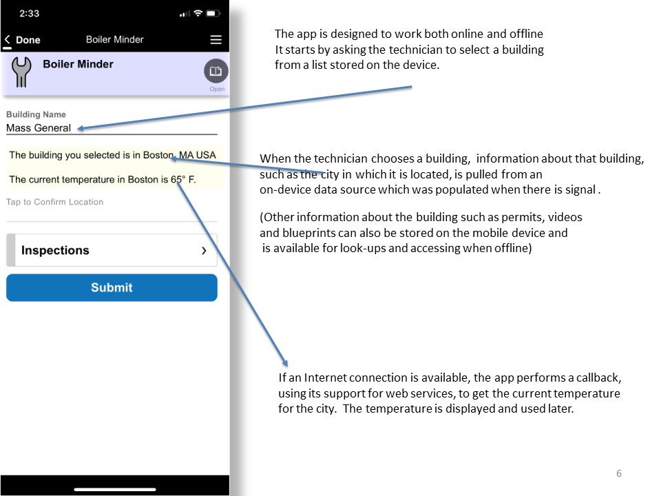 An intelligent mobile form
