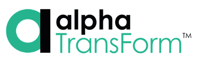 Estel Tech Transform logo featuring a teal circular icon and black and teal text.