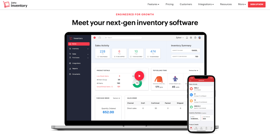 Jotform’s Inventory software