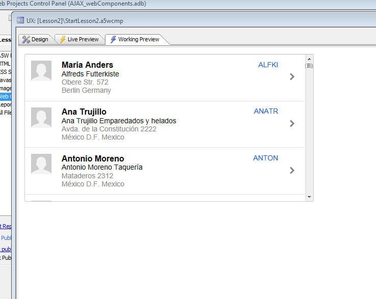 Build a mobile application with offline capability